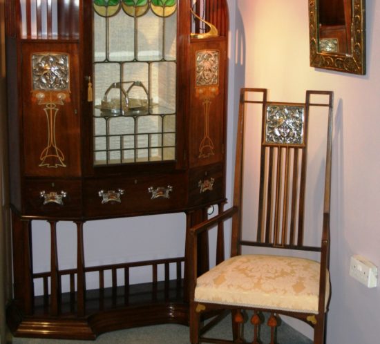 Art Nouveau Cabinet Wylie Lochead