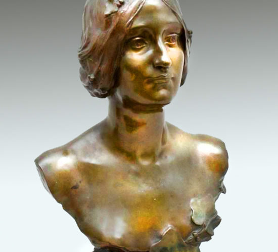 Maurice Bouval Bronze Bust