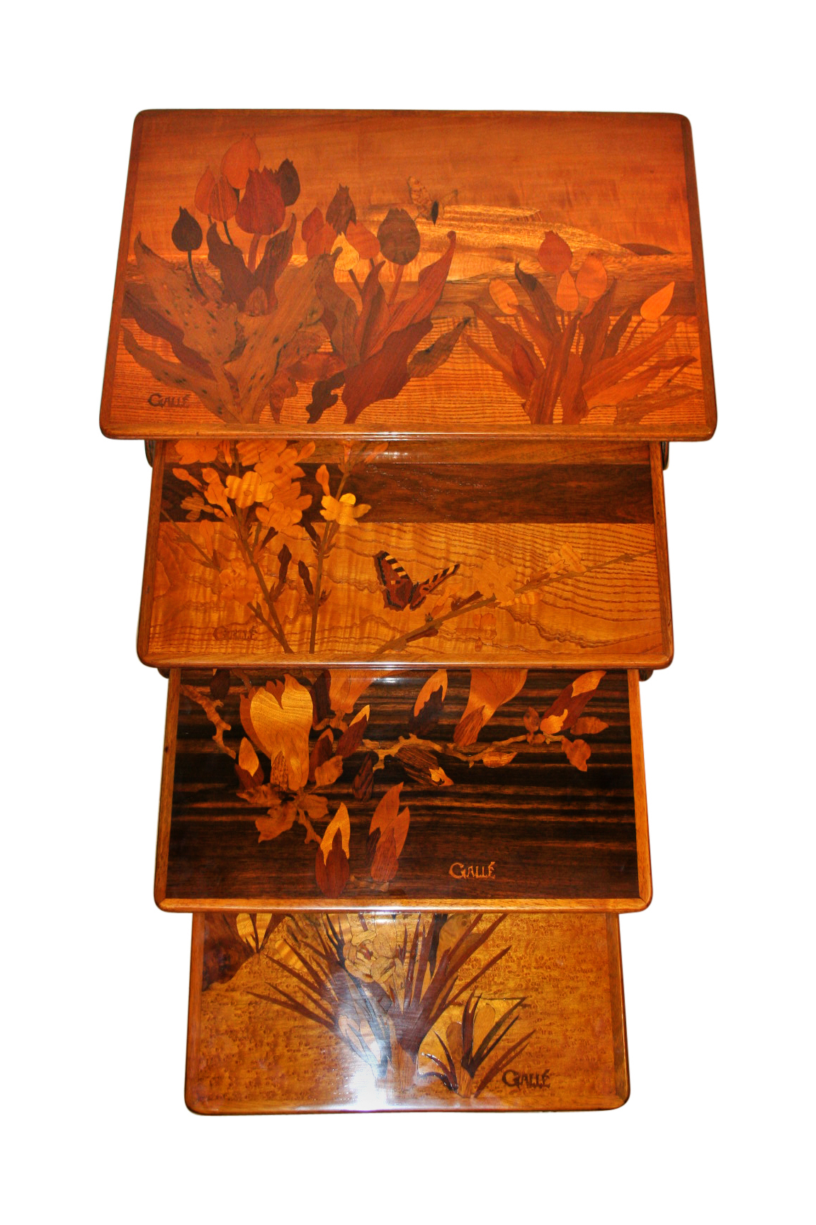 Emile Galle Art Nouveau Tables